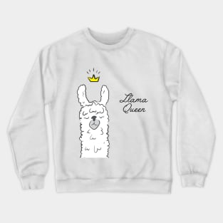 Llama queen Crewneck Sweatshirt